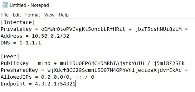 Paste text with configuration